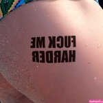 Fuck Me Harder Temporary Tattoo