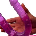 : odeer- 12 inch Full cabeza doble silicona consolador Sexo Productos para mujer lesbiana flexible G-Spot Anal Pene dongs polla impermeable para niña : Salud y Hogar