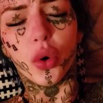 Inked up beauty Amber Luke craves a big cock