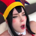 Pomni from The Amazing Digital Circus Deepthroats Footjobs and Rough Fucks till 2 Cumshots