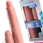 9 Inch Vibrating Mega X-Tension Silicone Penis Sleeve