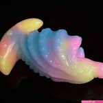 4.53in Small Seahorse Soft Silicone Fantasy Monster Female Dildo