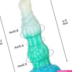 10.6 Inch Fantasy Monster Dildo in Silicone for Intense Vaginal Sex