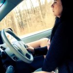 Milf masturbating while driving to work TEASER
