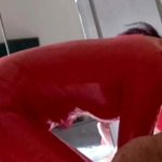 Milf in latex catsuit gives blowjob and swallows cum