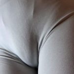 Part 1 Leggings Try on haul and a teasing of my hairy and puffy pussy mound