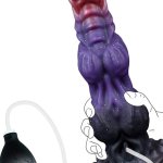 : 10.55 Huge Monster Dildo Big Fantasy Dildo with 2 Knots
