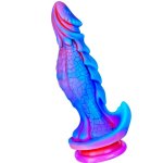 9.8 Inch Huge Fantasy Dildo from Monster with Large Suction Cup Silicone Dragon Dildo XL Anal Plug Flexible G-spot Adult Big Penis for Women Men : Health Household