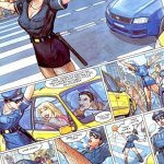 Lady Cop comic porn