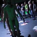Naked male theatre: Nude stage performance