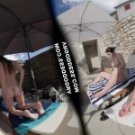 Kristina Emmux And Rebeka Ruby Poolside Naked Sunbathing Swimming Italian Villa
