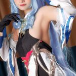 Model Azami azami1110 in cosplay Ganyu from Genshin Impact