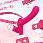 Realistic Head Silicone Dildo Remote Control G-Spot Stimulation Adjustable Strap on Adult-Friendly Adult Fun for Female Lesbians