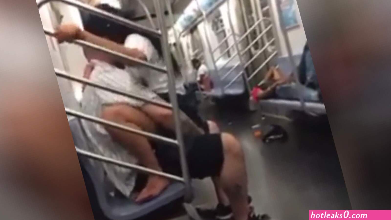 Fucking on train in public